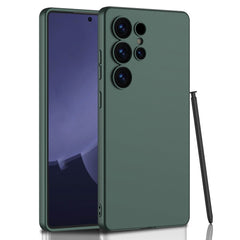 EIDERWOOD Samsung Galaxy S25 Ultra Slim Plastik Cover inkl. Lille Stylus - Grøn