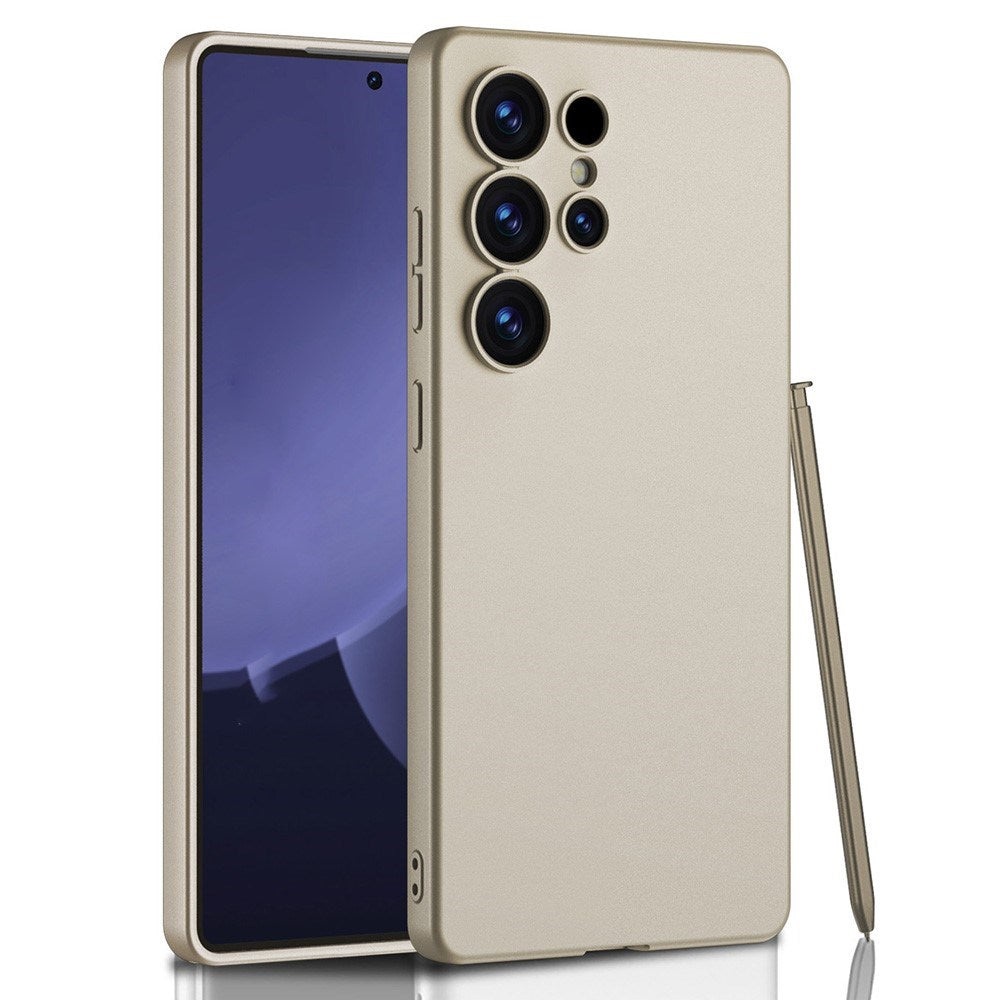 EIDERWOOD Samsung Galaxy S25 Ultra Slim Plastik Cover inkl. Lille Stylus - Beige