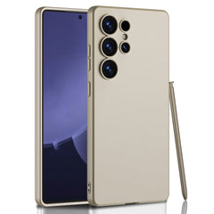 EIDERWOOD Samsung Galaxy S25 Ultra Slim Plastik Cover inkl. Lille Stylus - Beige