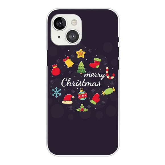 iPhone 14 Fleksibelt Plast Jule Cover - Juledekorationer