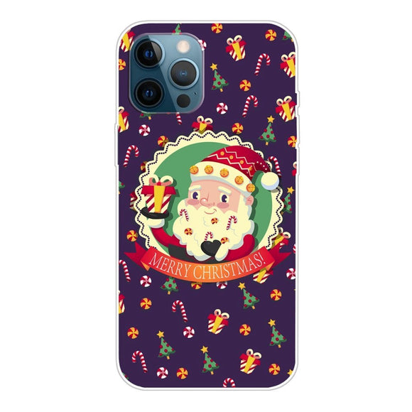 iPhone 14 Pro Fleksibelt Plast Jule Cover - Juletema