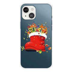 iPhone 14 Fleksibelt Plast Jule Cover - Merry Christmas - Julesok