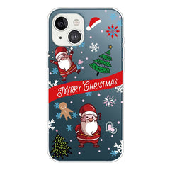iPhone 14 Fleksibelt Plast Jule Cover - Merry Christmas - To Julemænd