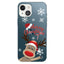 iPhone 14 Plus Fleksibelt Plast Jule Cover - Rensdyr Med Nissehue