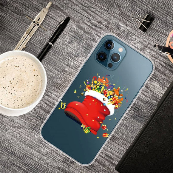 iPhone 14 Pro Fleksibelt Plast Jule Cover - Julesok
