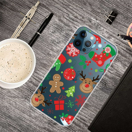 iPhone 14 Pro Fleksibelt Plast Jule Cover - Jule Stickers