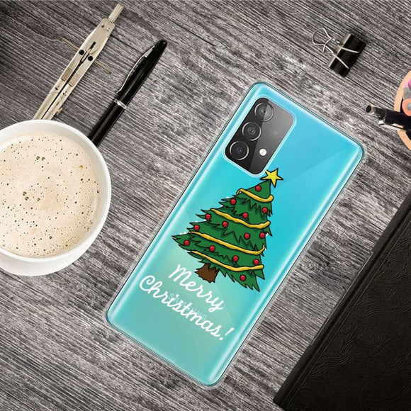 Samsung Galaxy A53 (5G) Fleksibelt Plast Julecover - Juletræ