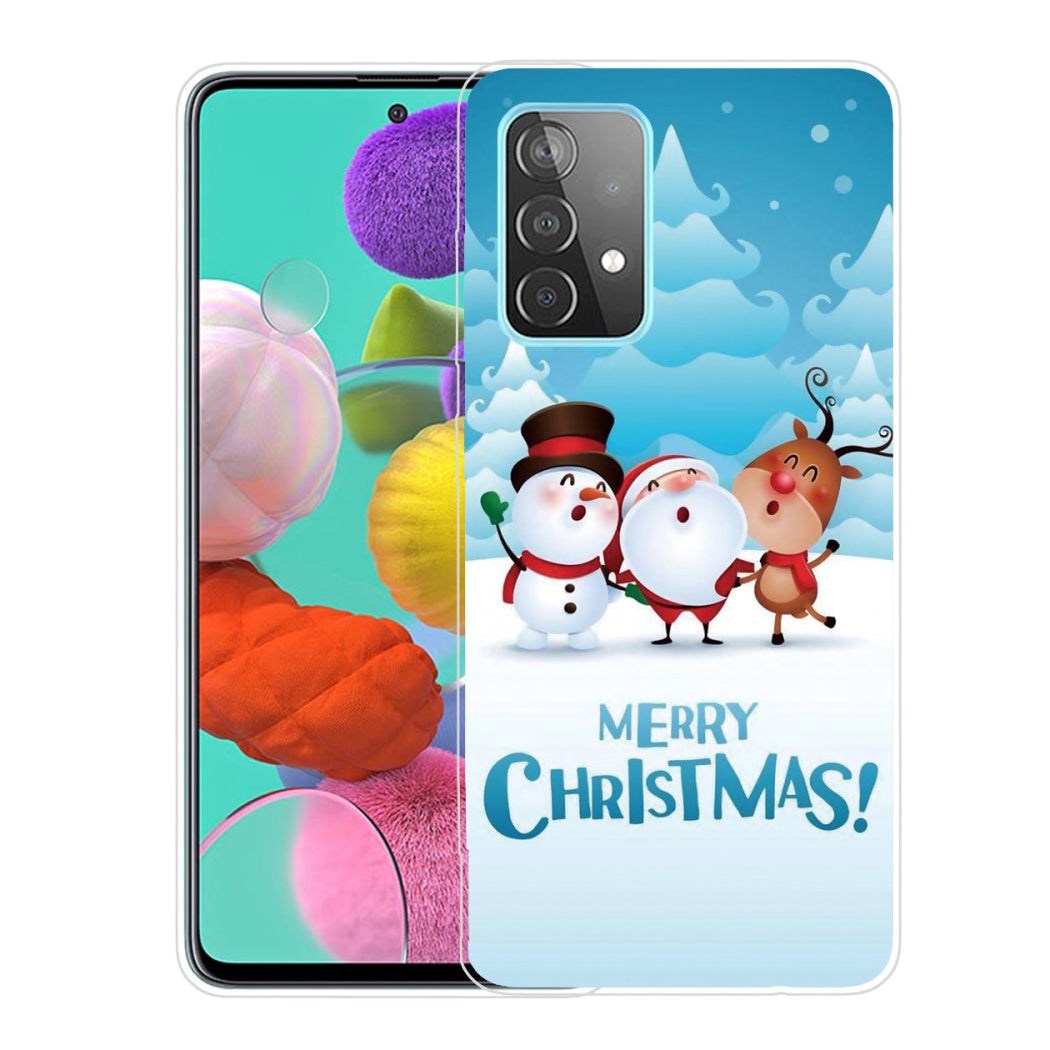 Samsung Galaxy A53 (5G) Fleksibelt Plast Julecover - Julemand & Venner