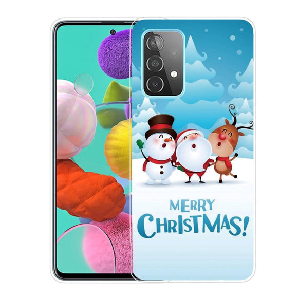 Samsung Galaxy A53 (5G) Fleksibelt Plast Julecover - Julemand & Venner
