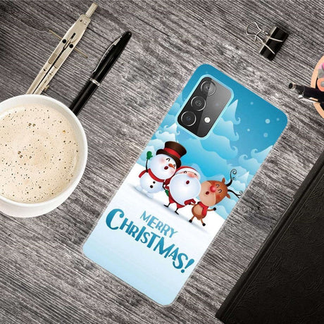 Samsung Galaxy A53 (5G) Fleksibelt Plast Julecover - Julemand & Venner
