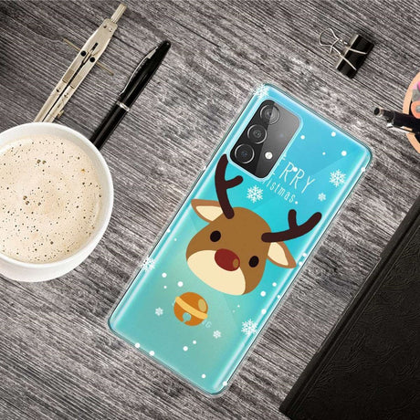 Samsung Galaxy A53 (5G) Fleksibelt Plast Julecover - Rensdyr