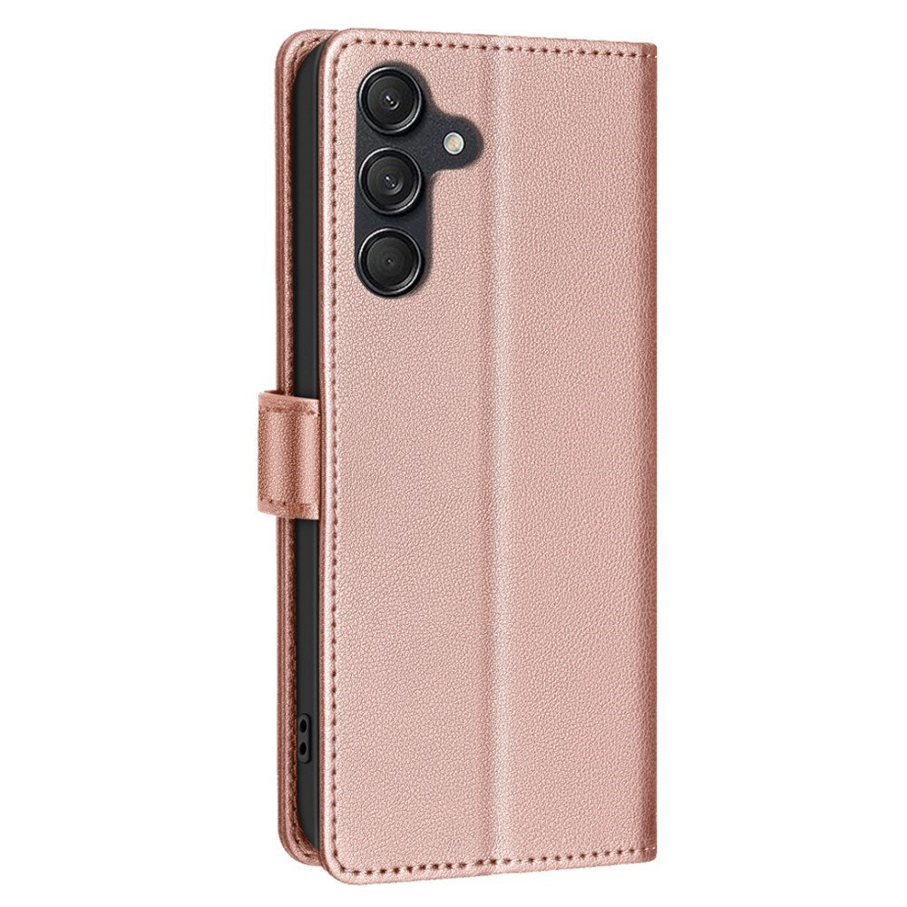Samsung Galaxy A26 (5G) BINFEN Kunstlæder Flip Cover m. RFID Blokering - Rose Gold