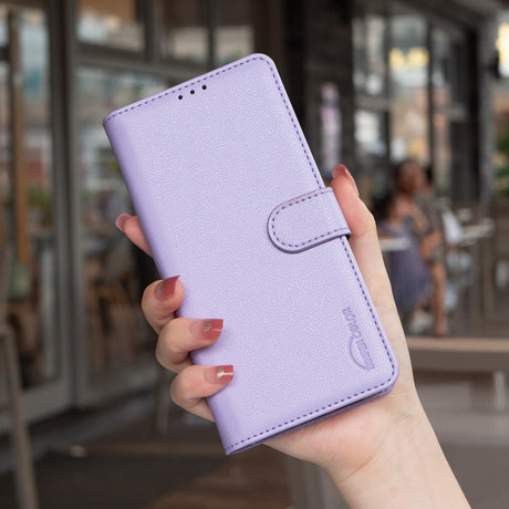 Samsung Galaxy A26 (5G) BINFEN Kunstlæder Flip Cover m. RFID Blokering - Lilla
