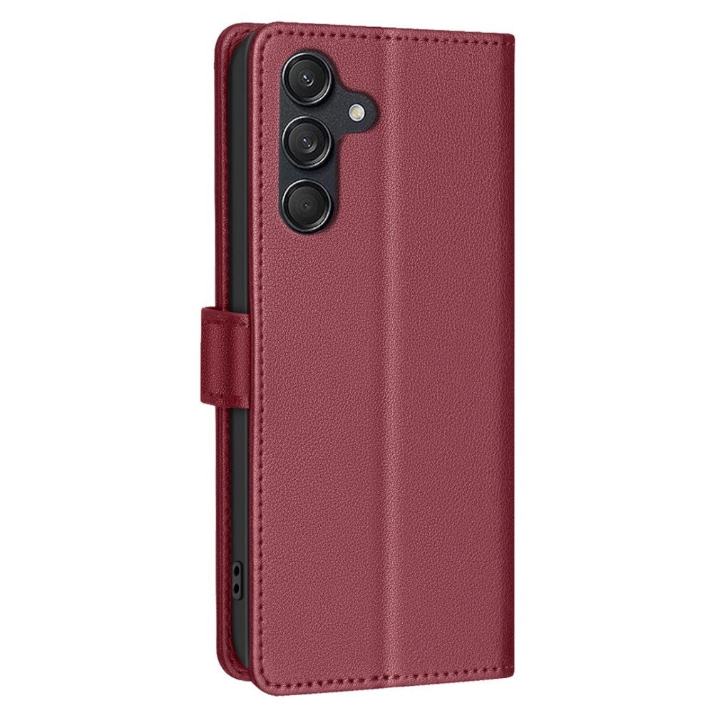 Samsung Galaxy A56 (5G) BINFEN Kunstlæder Flip Cover m. RFID Blokering - Rød