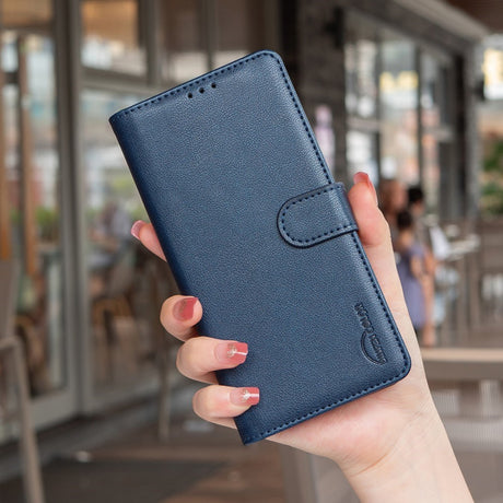 Samsung Galaxy A56 (5G) BINFEN Kunstlæder Flip Cover m. RFID Blokering - Blå