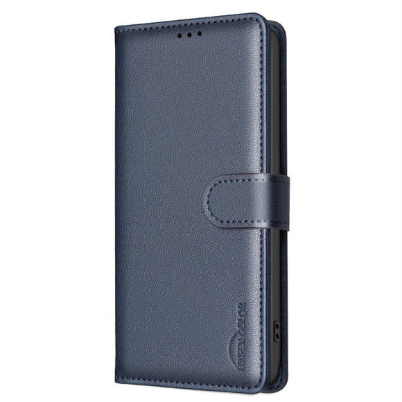 Samsung Galaxy A56 (5G) BINFEN Kunstlæder Flip Cover m. RFID Blokering - Blå