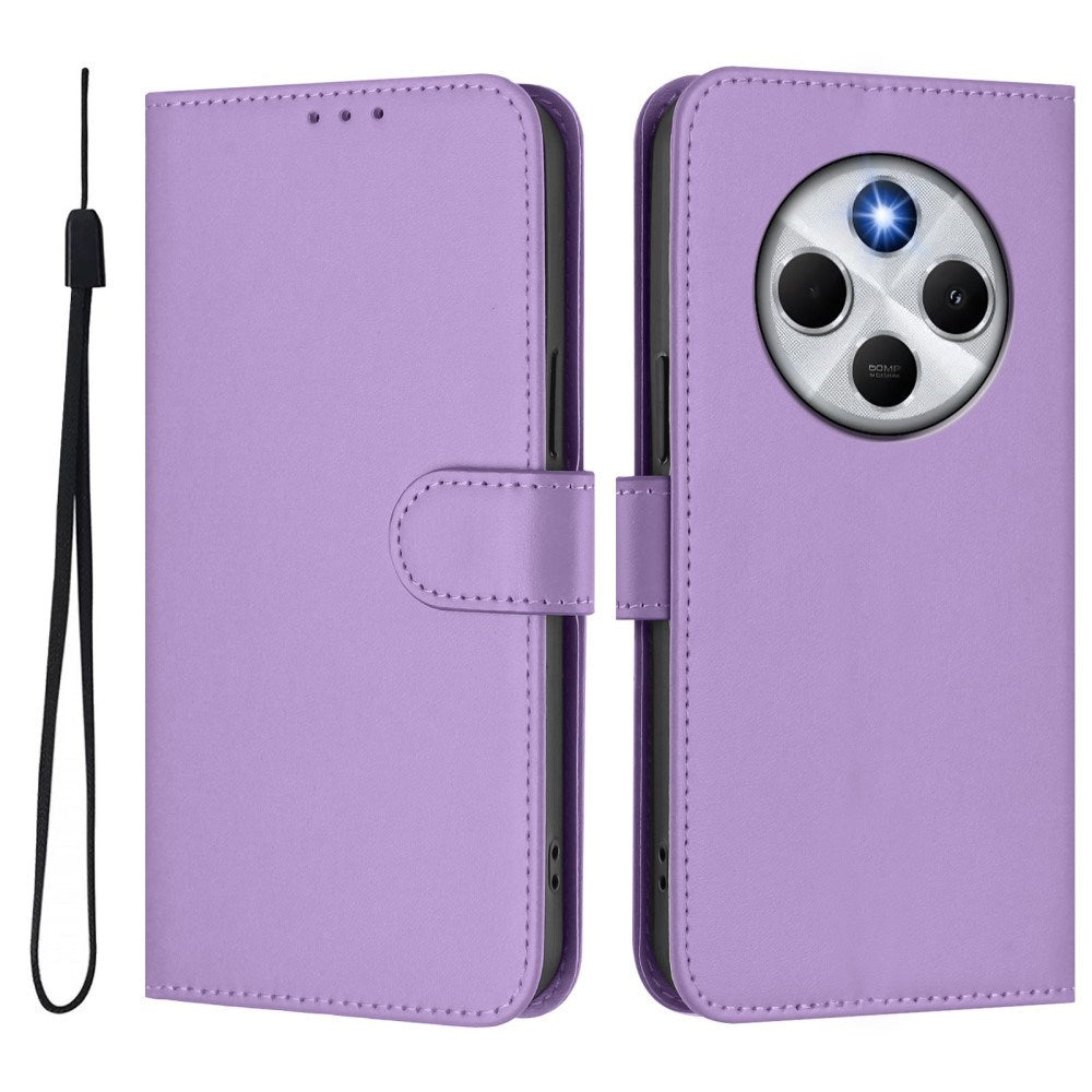 EIDERWOOD Xiaomi Redmi 14C Kunstlæder Flip Cover m. Kortholder & Ståfunktion - Lilla