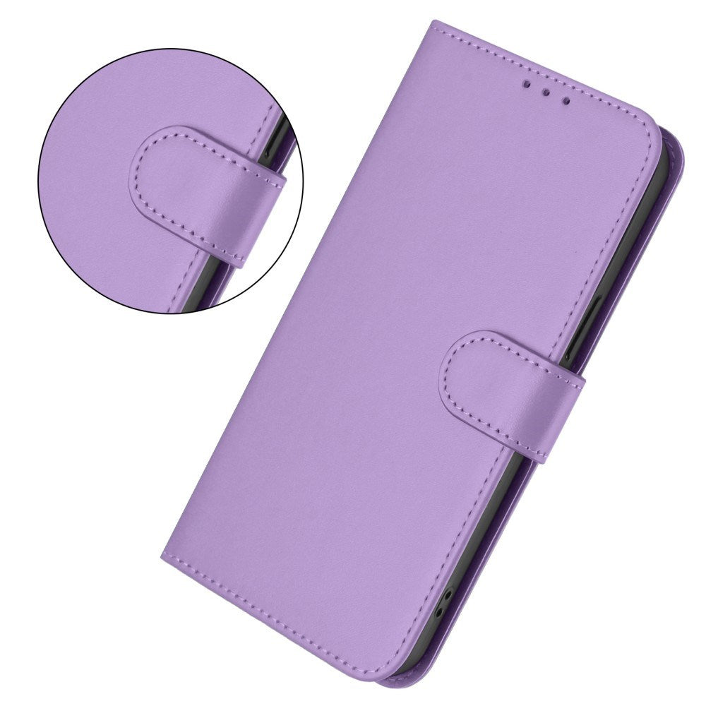 EIDERWOOD Xiaomi Redmi 14C Kunstlæder Flip Cover m. Kortholder & Ståfunktion - Lilla