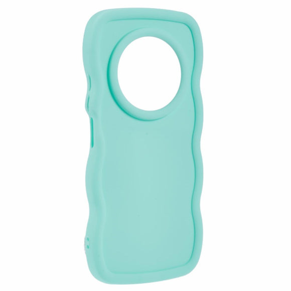 EIDERWOOD Xiaomi Redmi 14C Fleksibelt Plastik Wavy Cover - Blå
