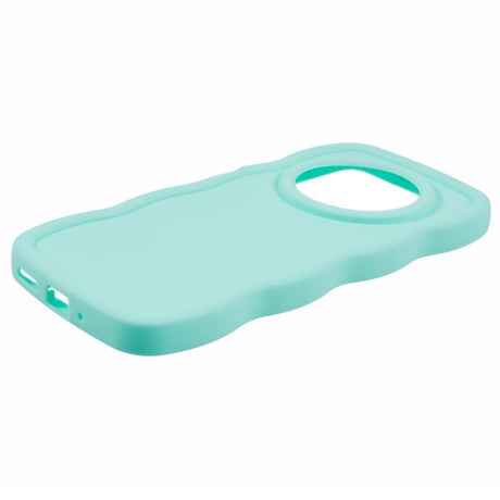 EIDERWOOD Xiaomi Redmi 14C Fleksibelt Plastik Wavy Cover - Blå