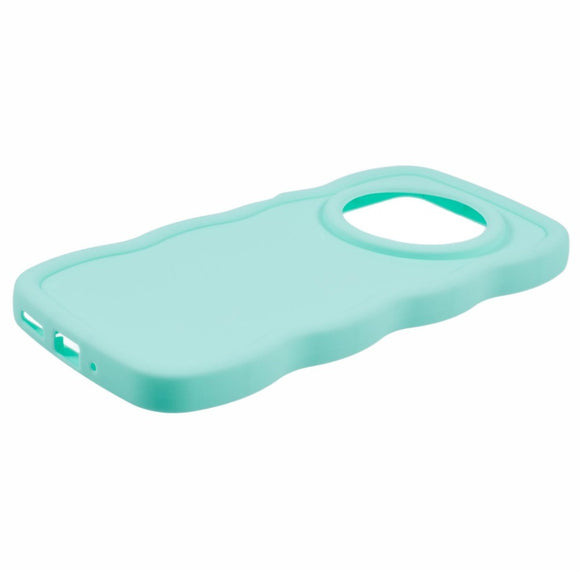 EIDERWOOD Xiaomi Redmi 14C Fleksibelt Plastik Wavy Cover - Blå