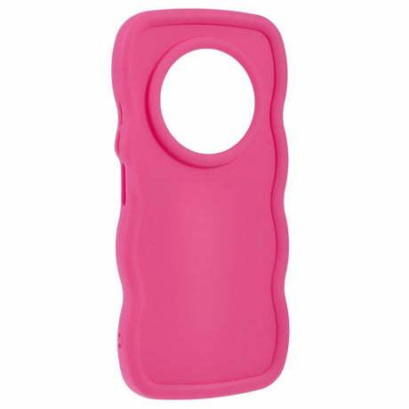 EIDERWOOD Xiaomi Redmi 14C Fleksibelt Plastik Wavy Cover - Pink