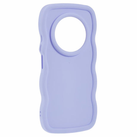 EIDERWOOD Xiaomi Redmi 14C Fleksibelt Plastik Wavy Cover - Lilla