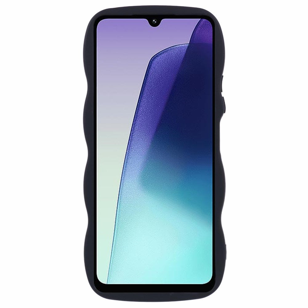 EIDERWOOD Xiaomi Redmi 14C Fleksibelt Plastik Wavy Cover - Sort