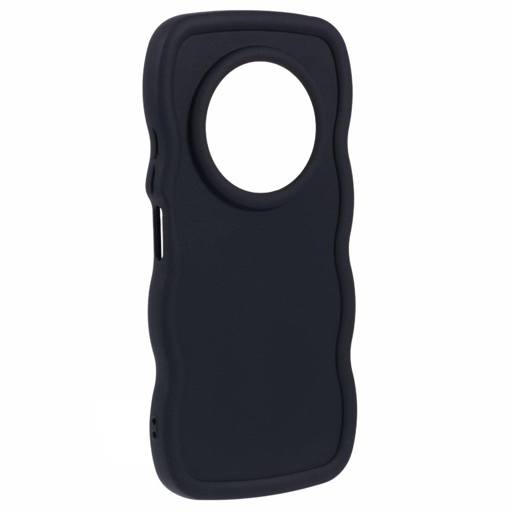 EIDERWOOD Xiaomi Redmi 14C Fleksibelt Plastik Wavy Cover - Sort