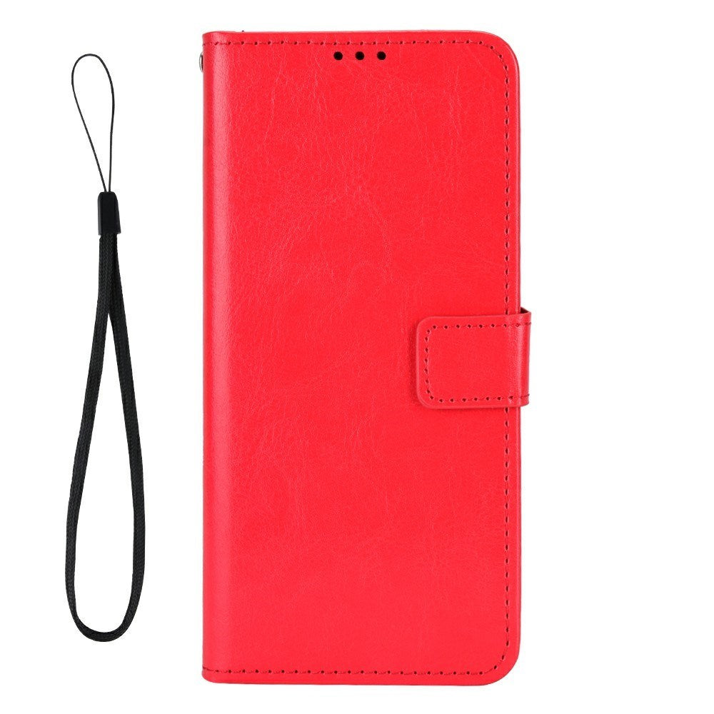EIDERWOOD Realme GT 7 Pro (5G) Kunstlæder Flip Cover m. Strop - Rød