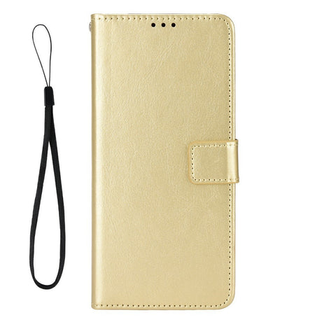 EIDERWOOD Realme GT 7 Pro (5G) Kunstlæder Flip Cover m. Strop - Guld