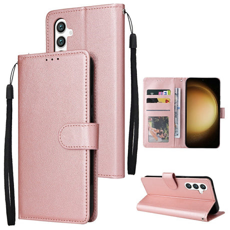 EIDERWOOD Samsung Galaxy S25+ (Plus) / S24+ (Plus) Kunstlæder Cover m. Pung og Strop - Rose Gold