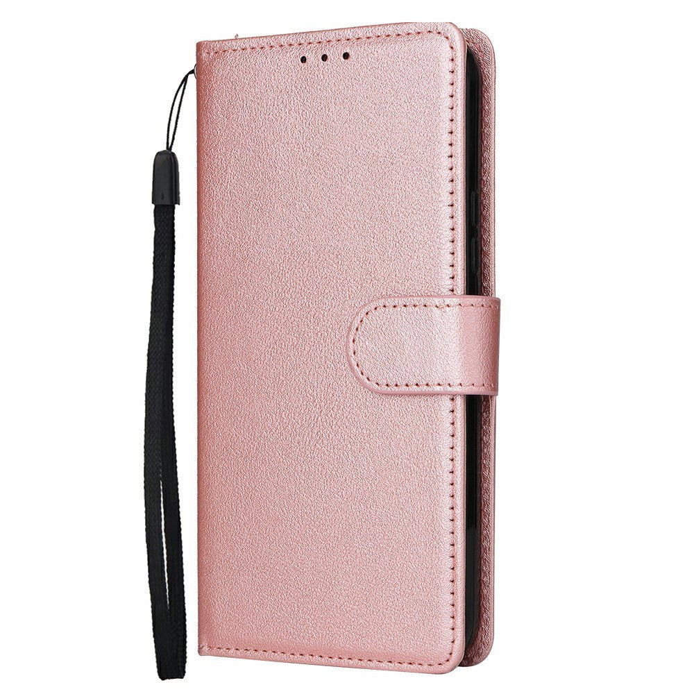 EIDERWOOD Samsung Galaxy S25+ (Plus) / S24+ (Plus) Kunstlæder Cover m. Pung og Strop - Rose Gold