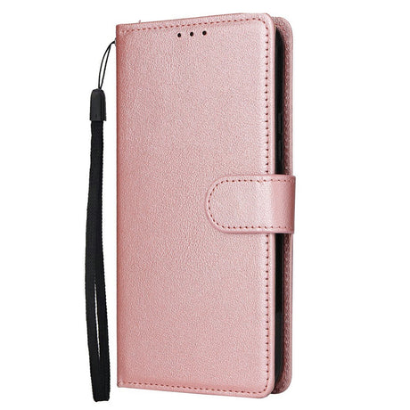 EIDERWOOD Samsung Galaxy S25+ (Plus) / S24+ (Plus) Kunstlæder Cover m. Pung og Strop - Rose Gold