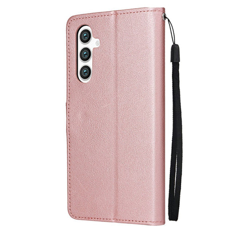 EIDERWOOD Samsung Galaxy S25+ (Plus) / S24+ (Plus) Kunstlæder Cover m. Pung og Strop - Rose Gold