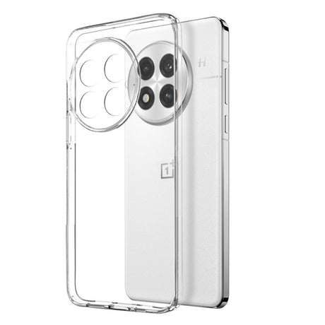 OnePlus 13 2-i-1 Sæt Fleksibelt Plast Cover m. Hærdet Beskyttelsesglas - Gennemsigtig