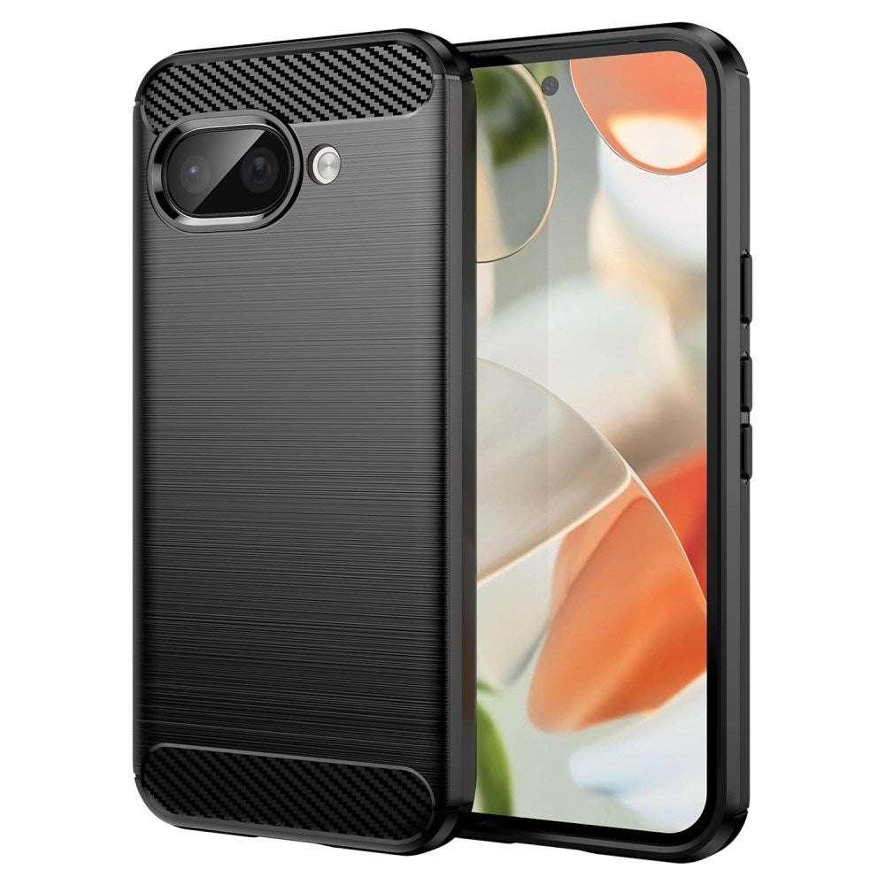 EIDERWOOD Google Pixel 9a Brushed Carbon Cover - Sort