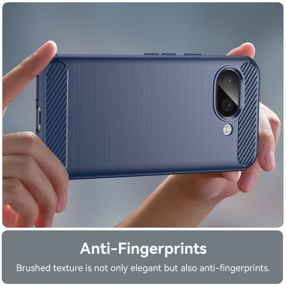 EIDERWOOD Google Pixel 9a Brushed Carbon Cover - Blå