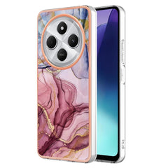 EIDERWOOD Xiaomi Redmi 14C Fleksibelt Plastik Cover m. Marmordesign - Lyserød