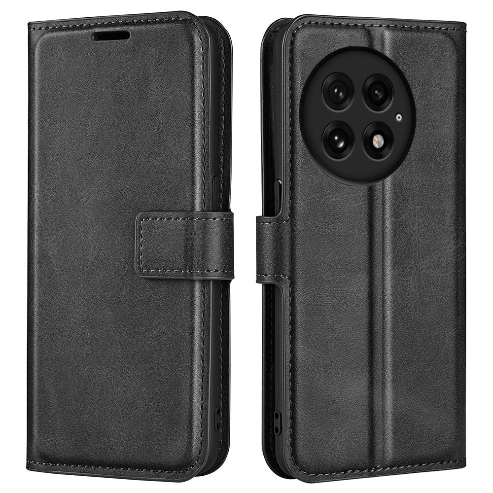 EIDERWOOD OnePlus 13 Wallet Flip Cover i Læder m. Pung - Sort