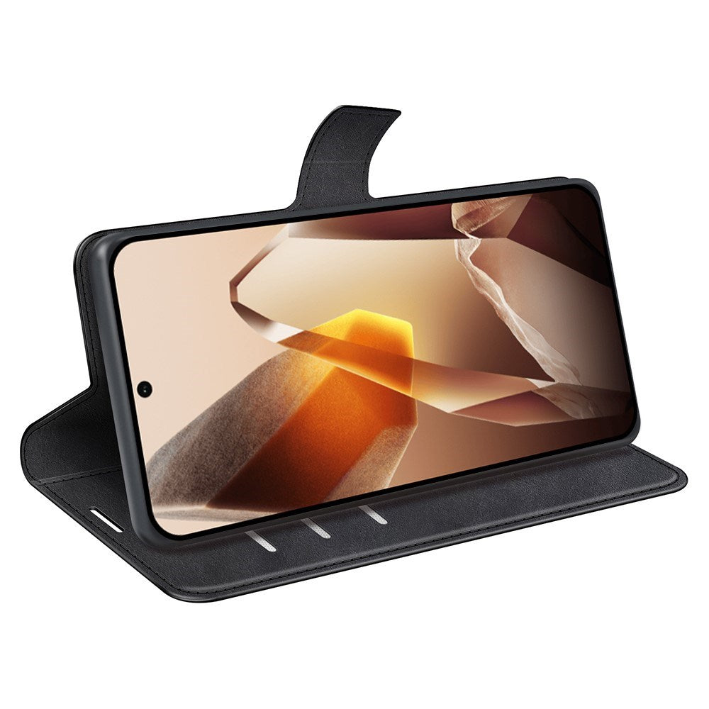 EIDERWOOD OnePlus 13 Wallet Flip Cover i Læder m. Pung - Sort