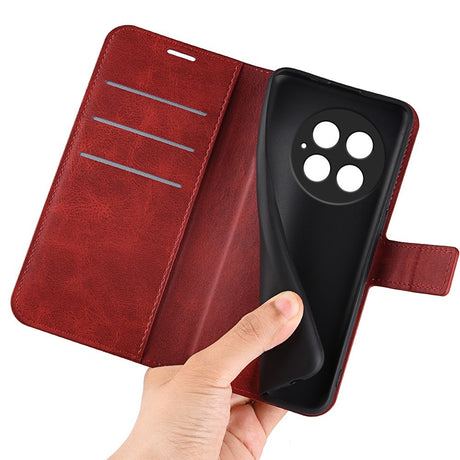 EIDERWOOD OnePlus 13 Wallet Flip Cover i Læder m. Pung - Rød