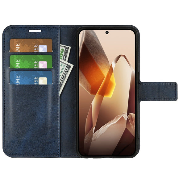 EIDERWOOD OnePlus 13 Wallet Flip Cover i Læder m. Pung - Blå