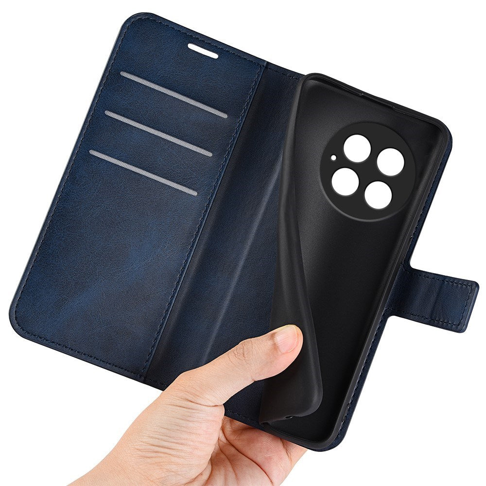EIDERWOOD OnePlus 13 Wallet Flip Cover i Læder m. Pung - Blå