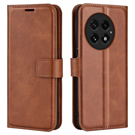EIDERWOOD OnePlus 13 Wallet Flip Cover i Læder m. Pung - Brun