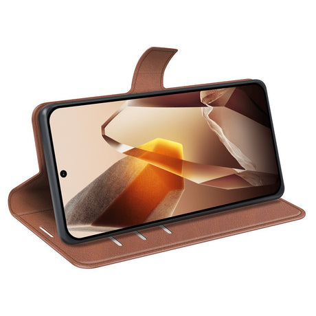 EIDERWOOD OnePlus 13 Wallet Flip Cover i Læder m. Pung - Brun