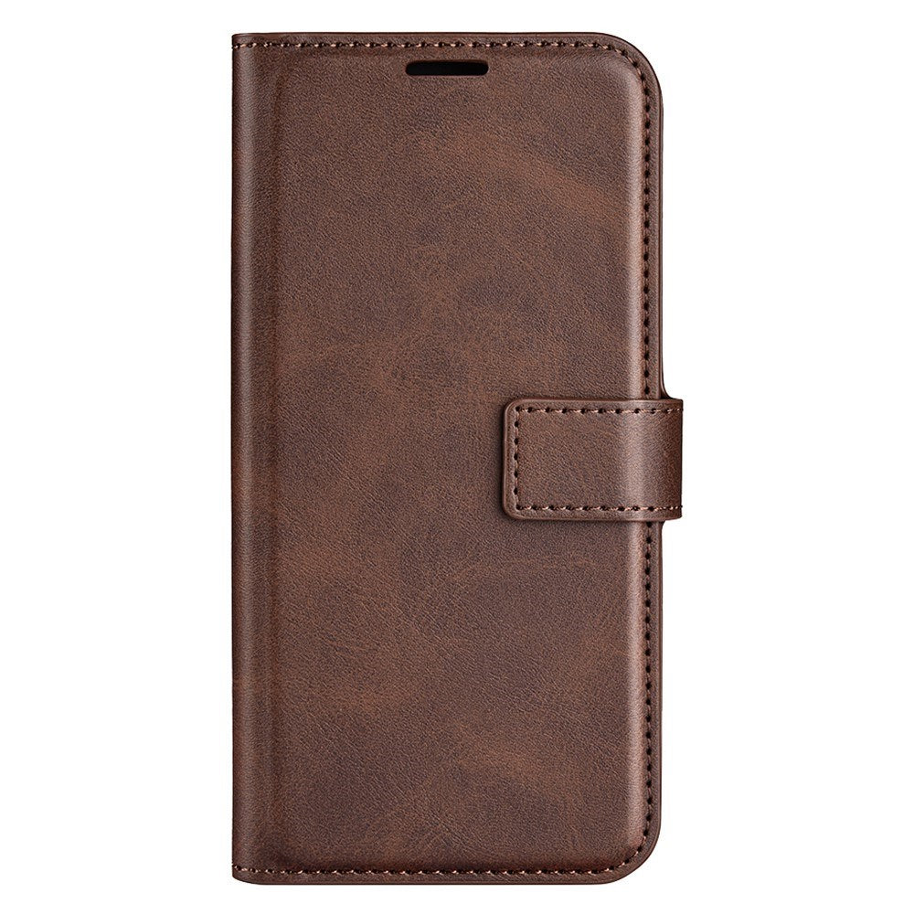 EIDERWOOD OnePlus 13 Wallet Flip Cover i Læder m. Pung - Mørkebrun