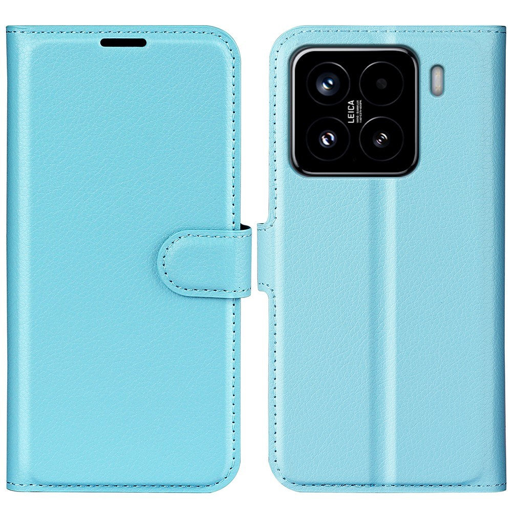 EIDERWOOD Xiaomi 15 Kunstlæder Flip Cover m. Kortholder & Ståfunktion - Blå