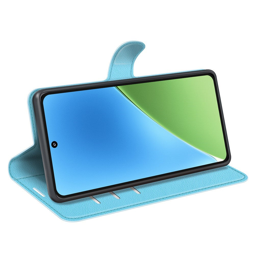 EIDERWOOD Xiaomi 15 Kunstlæder Flip Cover m. Kortholder & Ståfunktion - Blå