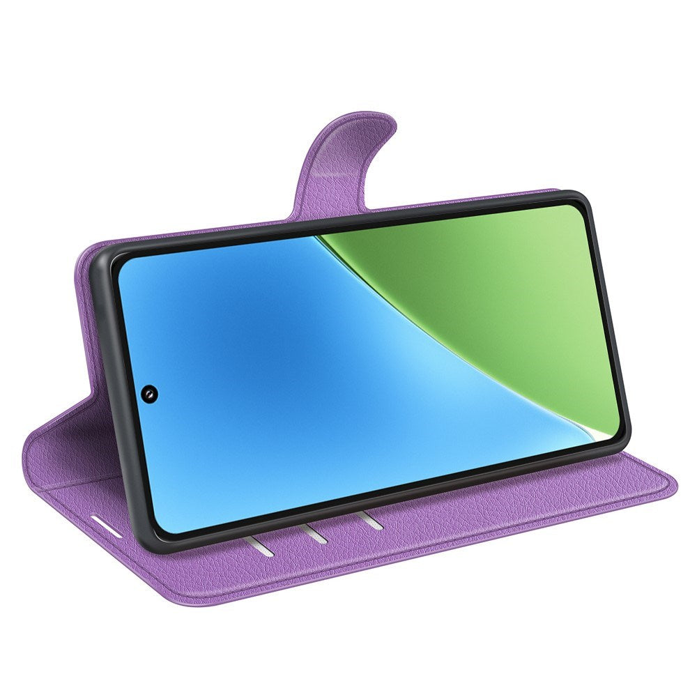 EIDERWOOD Xiaomi 15 Kunstlæder Flip Cover m. Kortholder & Ståfunktion - Lilla